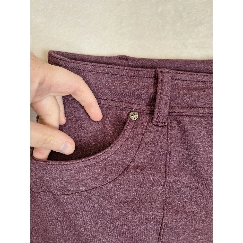 Athleta Bettona Knit Skort Women's Small Purple Stretch Mid Rise Pockets Hike